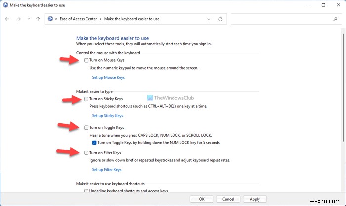 Keyboard making clicking noise and not typing in Windows 11/10