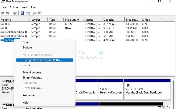 Hard drive missing after Windows Update