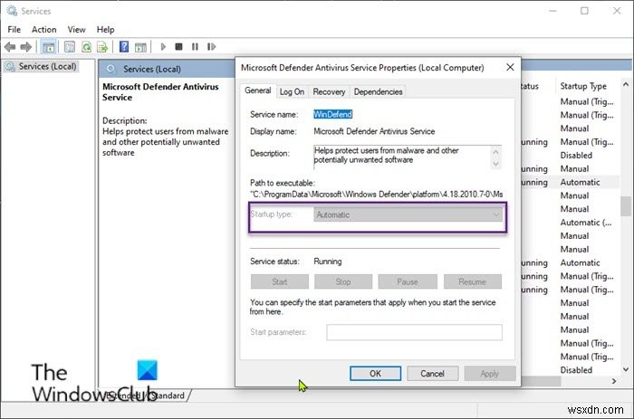 Fix Microsoft Defender error 0x80004004 on Windows 11/10