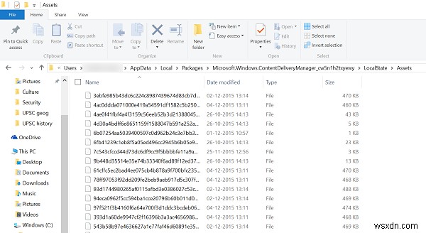 How to find Spotlight Lock Screen images in Windows 11/10