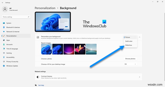 Lock Screen slideshow not working in Windows 11/10