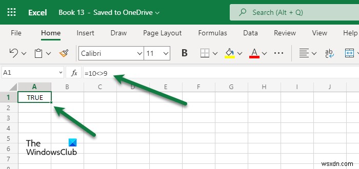 How to type Does not equal sign on keyboard in Windows 11/10