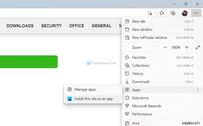 Pin website shortcuts to Taskbar & Start Menu using Chrome, Edge, Firefox in Windows 11/10