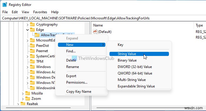 How to add a site to Tracking Prevention Exceptions list in Edge browser
