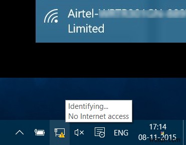Limited Network Connectivity in Windows 11/10