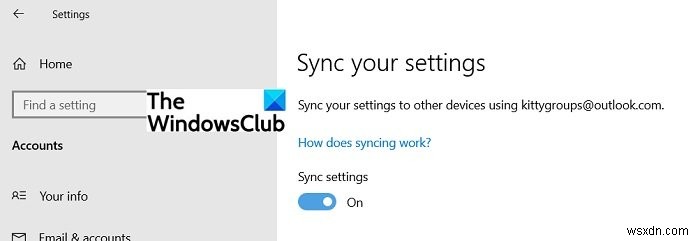 Fix Profile Picture not showing up in Windows Settings