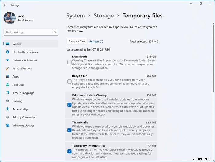How to use Storage Sense in Windows 11 to free up disk space