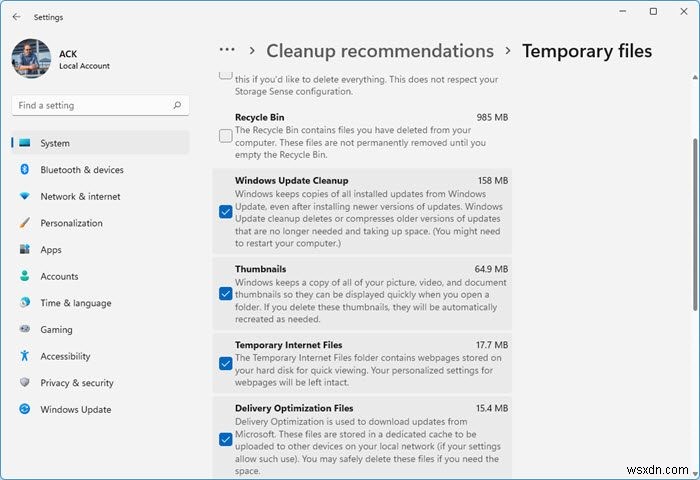 How to use Storage Sense in Windows 11 to free up disk space