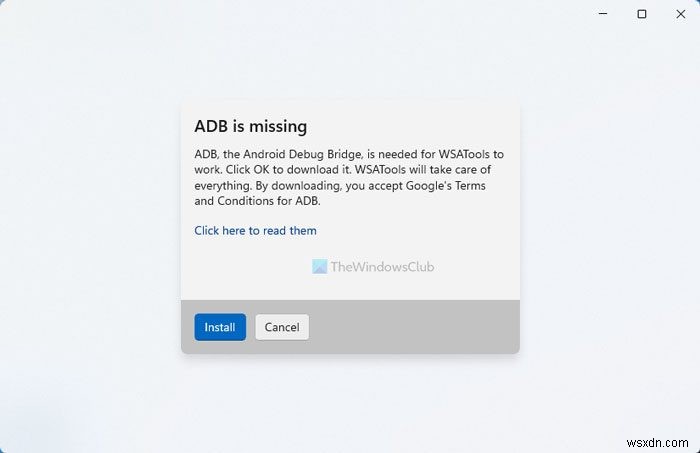 WSATools is an APK installer for Windows Subsystem for Android