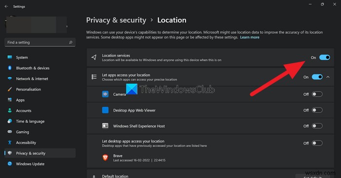 Microsoft Edge detects the wrong Geographical Location