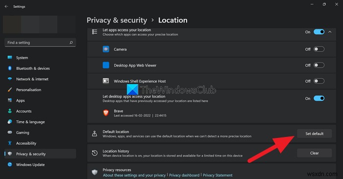 Microsoft Edge detects the wrong Geographical Location