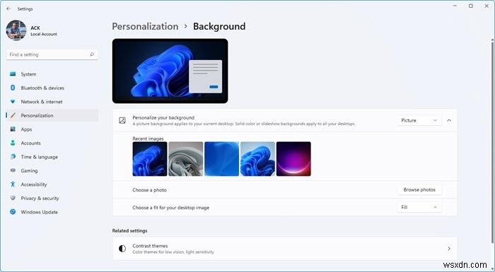 Windows 11 Personalization Settings will help you customize your PC