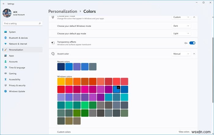 Windows 11 Personalization Settings will help you customize your PC