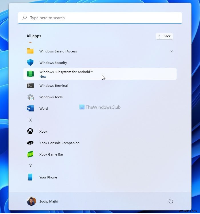 How to Install Windows Subsystem for Android (WSA) on Windows 11
