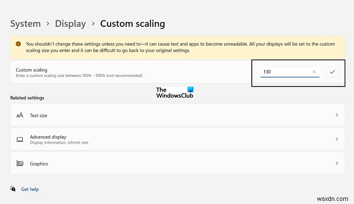 How to adjust DPI scaling level in Windows 11/10