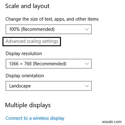 How to adjust DPI scaling level in Windows 11/10