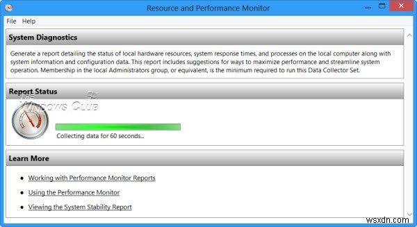 Generate System Health Report of your Windows with Perfmon