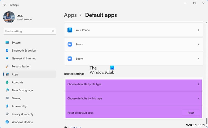 How to Reset, Export and Import Default App Associations on Windows 11/10