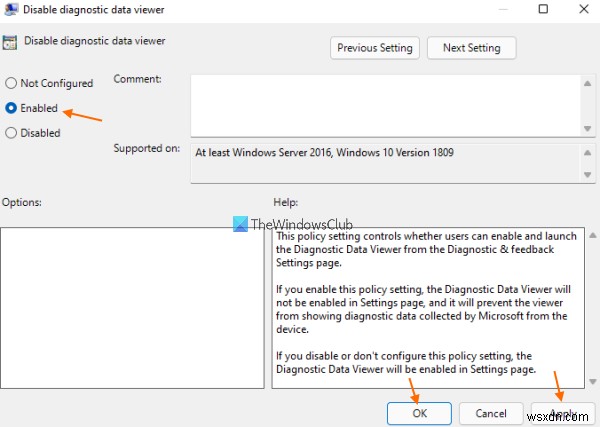 How to disable Diagnostic Data Viewer in Windows 11