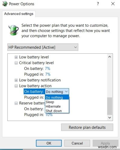 No Low battery notification in Windows 11/10 laptop