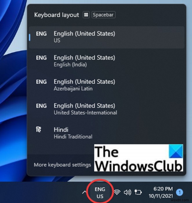How to Add or Remove Keyboard Layout in Windows 11