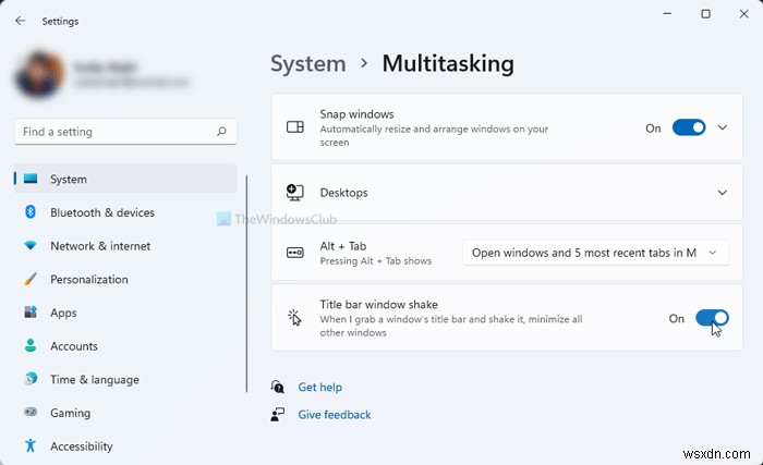 Best Multitasking Settings to enable on Windows 11