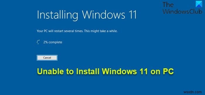 Windows 11 won’t install [Fixed]