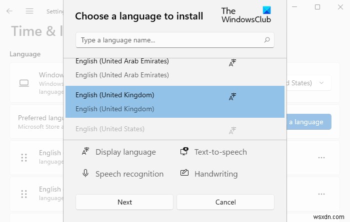 How to change Language, Region, Time and Date in Windows 11