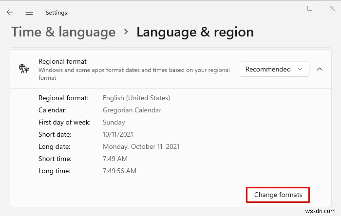 How to change Language, Region, Time and Date in Windows 11