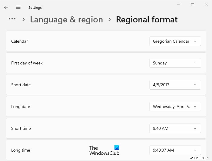 How to change Language, Region, Time and Date in Windows 11