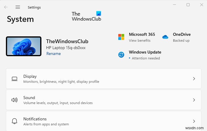 How to find Computer Name in Windows 11