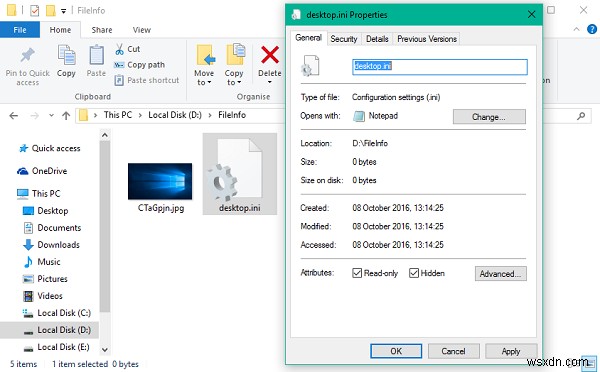 What is Desktop.ini file in Windows & how can you use it to customize Folders?