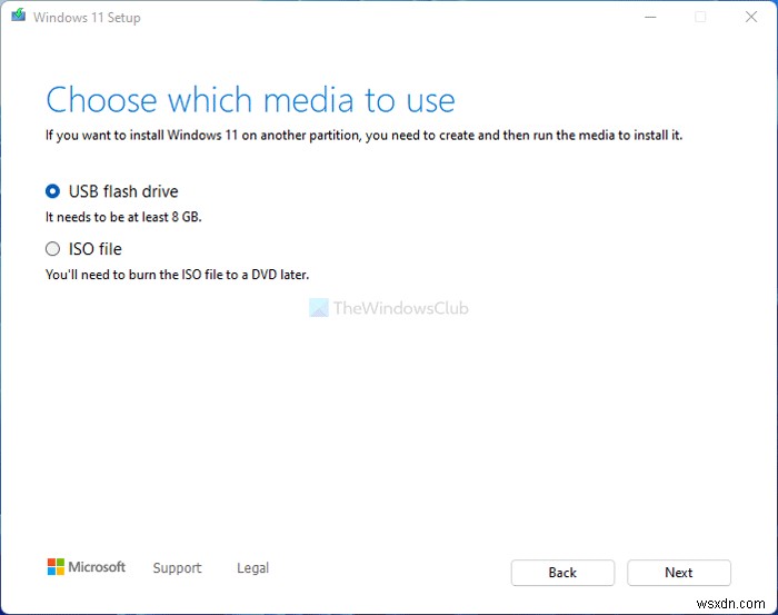 How to create Windows 11 bootable installation media using Media Creation Tool