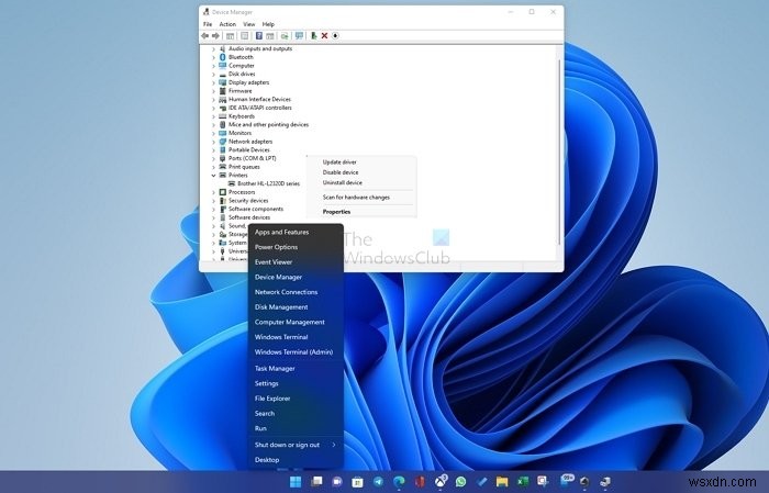 The Printer Driver package cannot be installed