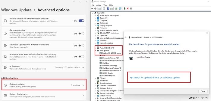 The Printer Driver package cannot be installed