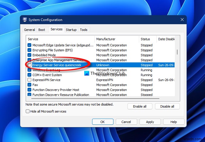 What is Energy Server Service queencreek process? Can I uninstall it?