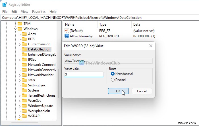 Your organization prevents sending optional diagnostic data to Microsoft
