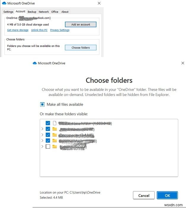 Fix OneDrive Unable to move shortcut error