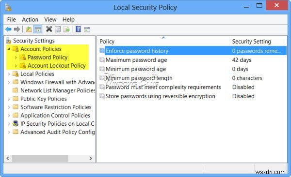 Harden Windows Login Password Policy & Account Lockout Policy in Windows 11/10