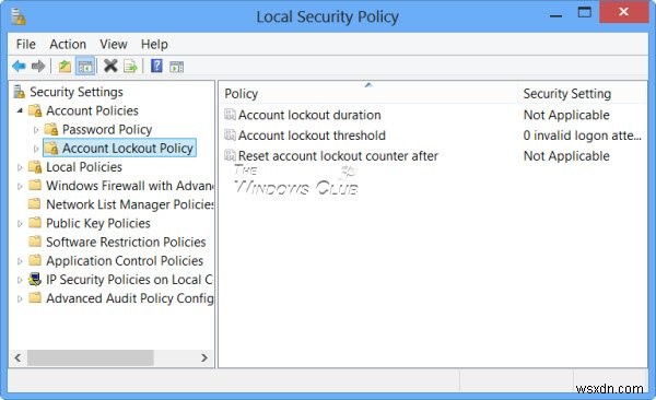 Harden Windows Login Password Policy & Account Lockout Policy in Windows 11/10
