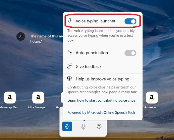 How to use Voice Typing in Microsoft Edge on Windows 11/10