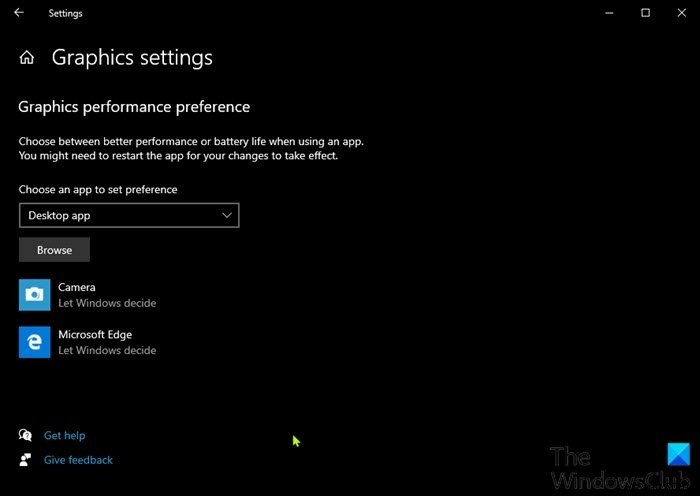 How to reset GPU Preferences for Apps to Default in Windows 11/10