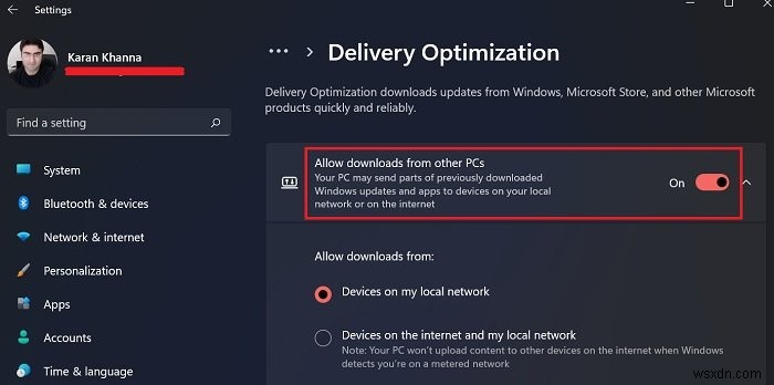 Download Windows Updates & Apps from other Windows 11/10 PCs