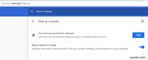 Fix ERR_CONNECTION_RESET error on Chrome browser