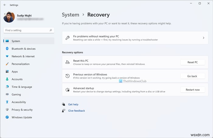 How to downgrade Windows 11 to previous version