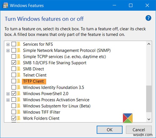 Turn Windows features On or Off; Manage Windows Optional features in Windows 11/10