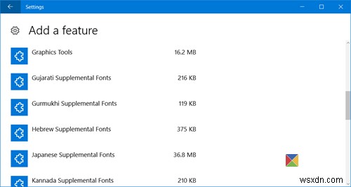 Turn Windows features On or Off; Manage Windows Optional features in Windows 11/10