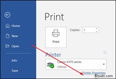 How to open and change Printer settings in Windows 11/10