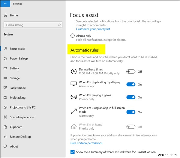 How to disable Notifications during Presentations or while playing Games in Windows 11/10