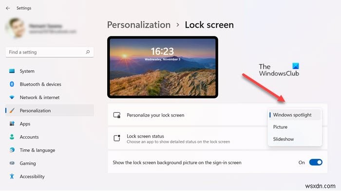 How to enable Windows Spotlight feature in Windows 11/10